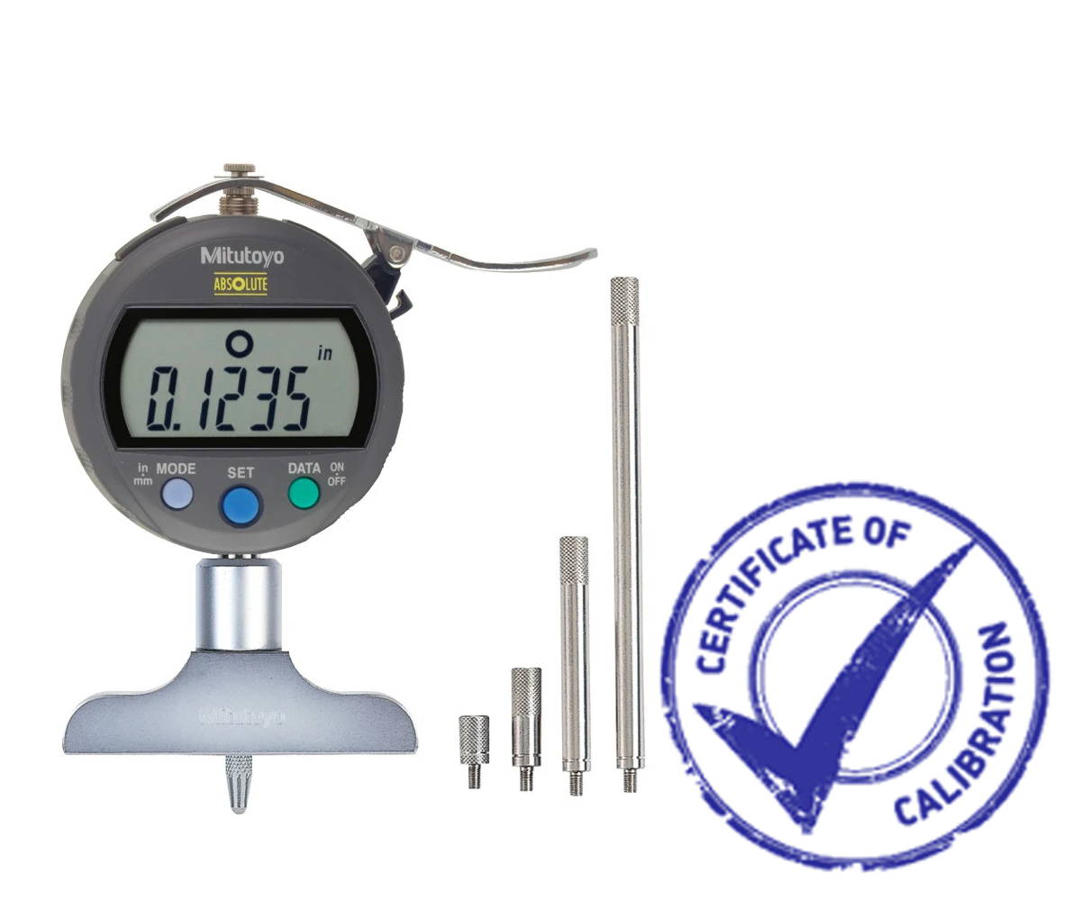 Mitutoyo Gages with Certificates of Calibration Tagged "Mitutoyo